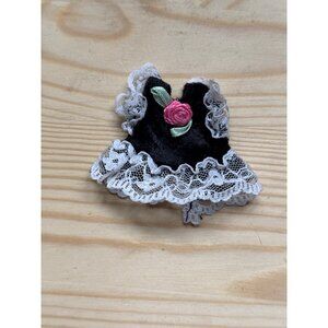 Barbie Kelly Dress Lace Party Mattell Sister Fancy Velvet Bedtime Shelly Doll